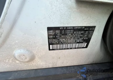 2020 Subaru Outback Limited z USA, uszkodzony, nr VIN 4S4BTALC2L3234568